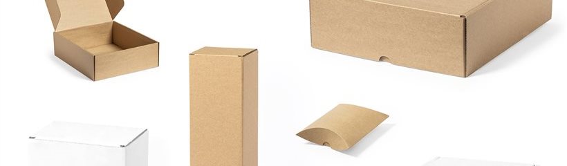 Packaging / Emballage carton - Papier - Tissus - Plastique - Bois