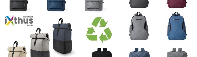 Personnalisez vos sacs en tissu recyclé avec notre gamme variée
