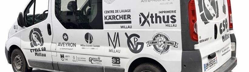 Habillage de véhicule à Millau : le CSO Millau roule avec une nouvelle identité visuelle