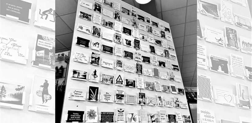 Cartes postales noir et blanc à collectionner