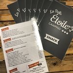 Set de table - Carte de restaurant - Menu - Création graphique - Communication tout support - Imprimerie - Millau Aveyron
